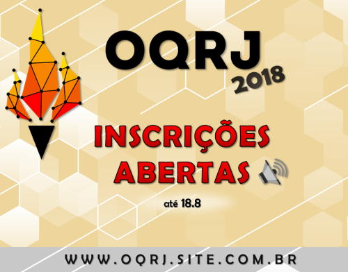 INSCRIÇÕES ABERTAS 2018 INSCRIÇÕES ABERTAS 2018