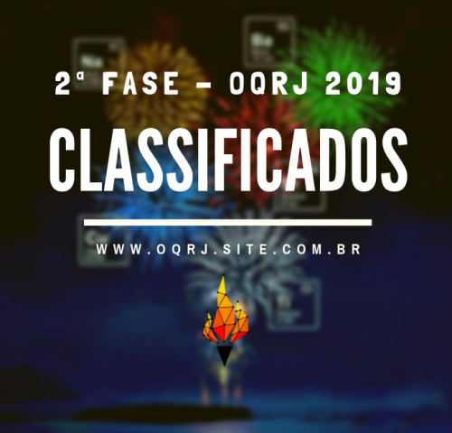 Classificados OQRJ 2019 Classificados OQRJ 2019
